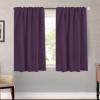 image:imageHVERSAILTEX Blackout Curtains Thermal Insulated Window Treatment Panels Room Darkening Blackout Drapes for Living Room Back TabRod Pocket Bedroom Draperies 52 x 84 Inch Stone Blue 2 PanelsPlum Purple