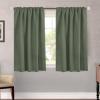 image:imageHVERSAILTEX Blackout Curtains Thermal Insulated Window Treatment Panels Room Darkening Blackout Drapes for Living Room Back TabRod Pocket Bedroom Draperies 52 x 84 Inch Stone Blue 2 PanelsBronze Green