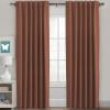 image:imageHVERSAILTEX Blackout Curtains Thermal Insulated Window Treatment Panels Room Darkening Blackout Drapes for Living Room Back TabRod Pocket Bedroom Draperies 52 x 84 Inch Stone Blue 2 PanelsWashed Spice