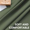 image:imageHVERSAILTEX Blackout Curtains Thermal Insulated Window Treatment Panels Room Darkening Blackout Drapes for Living Room Back TabRod Pocket Bedroom Draperies 52 x 84 Inch Stone Blue 2 PanelsBronze Green