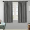 image:imageHVERSAILTEX Blackout Curtains Thermal Insulated Window Treatment Panels Room Darkening Blackout Drapes for Living Room Back TabRod Pocket Bedroom Draperies 52 x 84 Inch Stone Blue 2 PanelsBluish Gray