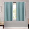 image:imageHVERSAILTEX Blackout Curtains Thermal Insulated Window Treatment Panels Room Darkening Blackout Drapes for Living Room Back TabRod Pocket Bedroom Draperies 52 x 84 Inch Stone Blue 2 PanelsMineral Blue