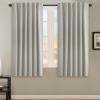 image:imageHVERSAILTEX Blackout Curtains Thermal Insulated Window Treatment Panels Room Darkening Blackout Drapes for Living Room Back TabRod Pocket Bedroom Draperies 52 x 84 Inch Stone Blue 2 PanelsIvoryCream