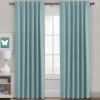 image:imageHVERSAILTEX Blackout Curtains Thermal Insulated Window Treatment Panels Room Darkening Blackout Drapes for Living Room Back TabRod Pocket Bedroom Draperies 52 x 84 Inch Stone Blue 2 PanelsMineral Blue