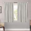 image:imageHVERSAILTEX Blackout Curtains Thermal Insulated Window Treatment Panels Room Darkening Blackout Drapes for Living Room Back TabRod Pocket Bedroom Draperies 52 x 84 Inch Stone Blue 2 PanelsIvoryCream