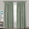 image:imageHVERSAILTEX Blackout Curtains Thermal Insulated Window Treatment Panels Room Darkening Blackout Drapes for Living Room Back TabRod Pocket Bedroom Draperies 52 x 84 Inch Stone Blue 2 PanelsCyan