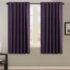 image:imageHVERSAILTEX Blackout Curtains Thermal Insulated Window Treatment Panels Room Darkening Blackout Drapes for Living Room Back TabRod Pocket Bedroom Draperies 52 x 84 Inch Stone Blue 2 PanelsPlum Purple