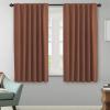 image:imageHVERSAILTEX Blackout Curtains Thermal Insulated Window Treatment Panels Room Darkening Blackout Drapes for Living Room Back TabRod Pocket Bedroom Draperies 52 x 84 Inch Stone Blue 2 PanelsWashed Spice