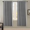 image:imageHVERSAILTEX Blackout Curtains Thermal Insulated Window Treatment Panels Room Darkening Blackout Drapes for Living Room Back TabRod Pocket Bedroom Draperies 52 x 84 Inch Stone Blue 2 PanelsGrey