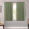 image:imageHVERSAILTEX Blackout Curtains Thermal Insulated Window Treatment Panels Room Darkening Blackout Drapes for Living Room Back TabRod Pocket Bedroom Draperies 52 x 84 Inch Stone Blue 2 PanelsSage