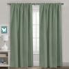 image:imageHVERSAILTEX Blackout Curtains Thermal Insulated Window Treatment Panels Room Darkening Blackout Drapes for Living Room Back TabRod Pocket Bedroom Draperies 52 x 84 Inch Stone Blue 2 PanelsGreen Bay
