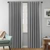 image:imageHVERSAILTEX Blackout Curtains Thermal Insulated Window Treatment Panels Room Darkening Blackout Drapes for Living Room Back TabRod Pocket Bedroom Draperies 52 x 84 Inch Stone Blue 2 PanelsGrey