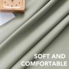 image:imageHVERSAILTEX Blackout Curtains Thermal Insulated Window Treatment Panels Room Darkening Blackout Drapes for Living Room Back TabRod Pocket Bedroom Draperies 52 x 84 Inch Stone Blue 2 PanelsLight Sage