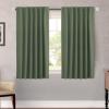 image:imageHVERSAILTEX Blackout Curtains Thermal Insulated Window Treatment Panels Room Darkening Blackout Drapes for Living Room Back TabRod Pocket Bedroom Draperies 52 x 84 Inch Stone Blue 2 PanelsBronze Green