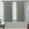 image:imageHVERSAILTEX Blackout Curtains Thermal Insulated Window Treatment Panels Room Darkening Blackout Drapes for Living Room Back TabRod Pocket Bedroom Draperies 52 x 84 Inch Stone Blue 2 PanelsCyan