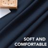 image:imageHVERSAILTEX Blackout Curtains Thermal Insulated Window Treatment Panels Room Darkening Blackout Drapes for Living Room Back TabRod Pocket Bedroom Draperies 52 x 84 Inch Stone Blue 2 PanelsNavy Blue