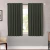 image:imageHVERSAILTEX Blackout Curtains Thermal Insulated Window Treatment Panels Room Darkening Blackout Drapes for Living Room Back TabRod Pocket Bedroom Draperies 52 x 84 Inch Stone Blue 2 PanelsOlive