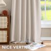 image:imageHVERSAILTEX Blackout Curtains Thermal Insulated Window Treatment Panels Room Darkening Blackout Drapes for Living Room Back TabRod Pocket Bedroom Draperies 52 x 84 Inch Stone Blue 2 PanelsNatural