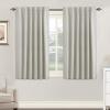 image:imageHVERSAILTEX Blackout Curtains Thermal Insulated Window Treatment Panels Room Darkening Blackout Drapes for Living Room Back TabRod Pocket Bedroom Draperies 52 x 84 Inch Stone Blue 2 PanelsIvoryCream