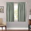 image:imageHVERSAILTEX Blackout Curtains Thermal Insulated Window Treatment Panels Room Darkening Blackout Drapes for Living Room Back TabRod Pocket Bedroom Draperies 52 x 84 Inch Stone Blue 2 PanelsLight Sage