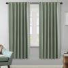 image:imageHVERSAILTEX Blackout Curtains Thermal Insulated Window Treatment Panels Room Darkening Blackout Drapes for Living Room Back TabRod Pocket Bedroom Draperies 52 x 84 Inch Stone Blue 2 PanelsLight Sage