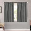 image:imageHVERSAILTEX Blackout Curtains Thermal Insulated Window Treatment Panels Room Darkening Blackout Drapes for Living Room Back TabRod Pocket Bedroom Draperies 52 x 84 Inch Stone Blue 2 PanelsBluish Gray