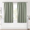 image:imageHVERSAILTEX Blackout Curtains Thermal Insulated Window Treatment Panels Room Darkening Blackout Drapes for Living Room Back TabRod Pocket Bedroom Draperies 52 x 84 Inch Stone Blue 2 PanelsLight Sage