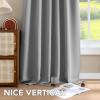image:imageHVERSAILTEX Blackout Curtains Thermal Insulated Window Treatment Panels Room Darkening Blackout Drapes for Living Room Back TabRod Pocket Bedroom Draperies 52 x 84 Inch Stone Blue 2 PanelsGrey