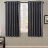 image:imageHVERSAILTEX Blackout Curtains Thermal Insulated Window Treatment Panels Room Darkening Blackout Drapes for Living Room Back TabRod Pocket Bedroom Draperies 52 x 84 Inch Stone Blue 2 PanelsCharcoal Gray