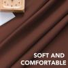 image:imageHVERSAILTEX Blackout Curtains Thermal Insulated Window Treatment Panels Room Darkening Blackout Drapes for Living Room Back TabRod Pocket Bedroom Draperies 52 x 84 Inch Stone Blue 2 PanelsRust