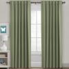 image:imageHVERSAILTEX Blackout Curtains Thermal Insulated Window Treatment Panels Room Darkening Blackout Drapes for Living Room Back TabRod Pocket Bedroom Draperies 52 x 84 Inch Stone Blue 2 PanelsSage