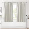 image:imageHVERSAILTEX Blackout Curtains Thermal Insulated Window Treatment Panels Room Darkening Blackout Drapes for Living Room Back TabRod Pocket Bedroom Draperies 52 x 84 Inch Stone Blue 2 PanelsIvoryCream
