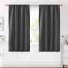 image:imageHVERSAILTEX Blackout Curtains Thermal Insulated Window Treatment Panels Room Darkening Blackout Drapes for Living Room Back TabRod Pocket Bedroom Draperies 52 x 84 Inch Stone Blue 2 PanelsCharcoal Gray