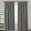image:imageHVERSAILTEX Blackout Curtains Thermal Insulated Window Treatment Panels Room Darkening Blackout Drapes for Living Room Back TabRod Pocket Bedroom Draperies 52 x 84 Inch Stone Blue 2 PanelsBluish Gray