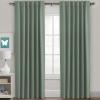 image:imageHVERSAILTEX Blackout Curtains Thermal Insulated Window Treatment Panels Room Darkening Blackout Drapes for Living Room Back TabRod Pocket Bedroom Draperies 52 x 84 Inch Stone Blue 2 PanelsGreen Bay