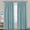 image:imageHVERSAILTEX Blackout Curtains Thermal Insulated Window Treatment Panels Room Darkening Blackout Drapes for Living Room Back TabRod Pocket Bedroom Draperies 52 x 84 Inch Stone Blue 2 PanelsMineral Blue
