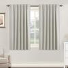 image:imageHVERSAILTEX Blackout Curtains Thermal Insulated Window Treatment Panels Room Darkening Blackout Drapes for Living Room Back TabRod Pocket Bedroom Draperies 52 x 84 Inch Stone Blue 2 PanelsIvoryCream