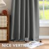 image:imageHVERSAILTEX Blackout Curtains Thermal Insulated Window Treatment Panels Room Darkening Blackout Drapes for Living Room Back TabRod Pocket Bedroom Draperies 52 x 84 Inch Stone Blue 2 PanelsBluish Gray