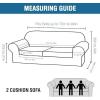image:imageHVERSAILTEX Real Velvet Plush 3 Piece Stretch Sofa Covers Couch Covers for 2 Cushion Couch Loveseat Covers Width Up to 72 Inch Feature Thick Soft Stay in Place Medium Sofa CamelBronze Brown