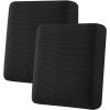 image:imageHVERSAILTEX Super Stretch Individual Seat Sofa Covers Couch Cushion Covers Slipcover Sets Thick Jacquard Textured Twill Fabric 2 Piece Large GreyBlack