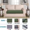 image:imageHVERSAILTEX Super Stretch Individual Seat Sofa Covers Couch Cushion Covers Slipcover Sets Thick Jacquard Textured Twill Fabric 2 Piece Large GreyBronze Green