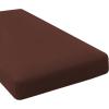 image:imageHVERSAILTEX Super Stretch Individual Seat Sofa Covers Couch Cushion Covers Slipcover Sets Thick Jacquard Textured Twill Fabric 2 Piece Large GreyBurnt Brick