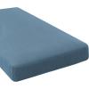 image:imageHVERSAILTEX Super Stretch Individual Seat Sofa Covers Couch Cushion Covers Slipcover Sets Thick Jacquard Textured Twill Fabric 2 Piece Large GreyDusty Blue
