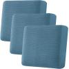 image:imageHVERSAILTEX Super Stretch Individual Seat Sofa Covers Couch Cushion Covers Slipcover Sets Thick Jacquard Textured Twill Fabric 2 Piece Large GreyDusty Blue