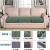 image:imageHVERSAILTEX Super Stretch Individual Seat Sofa Covers Couch Cushion Covers Slipcover Sets Thick Jacquard Textured Twill Fabric 2 Piece Large GreyLoden Frost