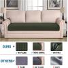 image:imageHVERSAILTEX Super Stretch Individual Seat Sofa Covers Couch Cushion Covers Slipcover Sets Thick Jacquard Textured Twill Fabric 2 Piece Large GreyOlive