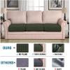 image:imageHVERSAILTEX Super Stretch Individual Seat Sofa Covers Couch Cushion Covers Slipcover Sets Thick Jacquard Textured Twill Fabric 2 Piece Large GreyOlive