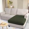 image:imageHVERSAILTEX Super Stretch Individual Seat Sofa Covers Couch Cushion Covers Slipcover Sets Thick Jacquard Textured Twill Fabric 2 Piece Large GreyOlive