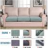 image:imageHVERSAILTEX Super Stretch Individual Seat Sofa Covers Couch Cushion Covers Slipcover Sets Thick Jacquard Textured Twill Fabric 2 Piece Large GreySage