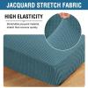 image:imageHVERSAILTEX Super Stretch Individual Seat Sofa Covers Couch Cushion Covers Slipcover Sets Thick Jacquard Textured Twill Fabric 2 Piece Large GreyStorm Blue